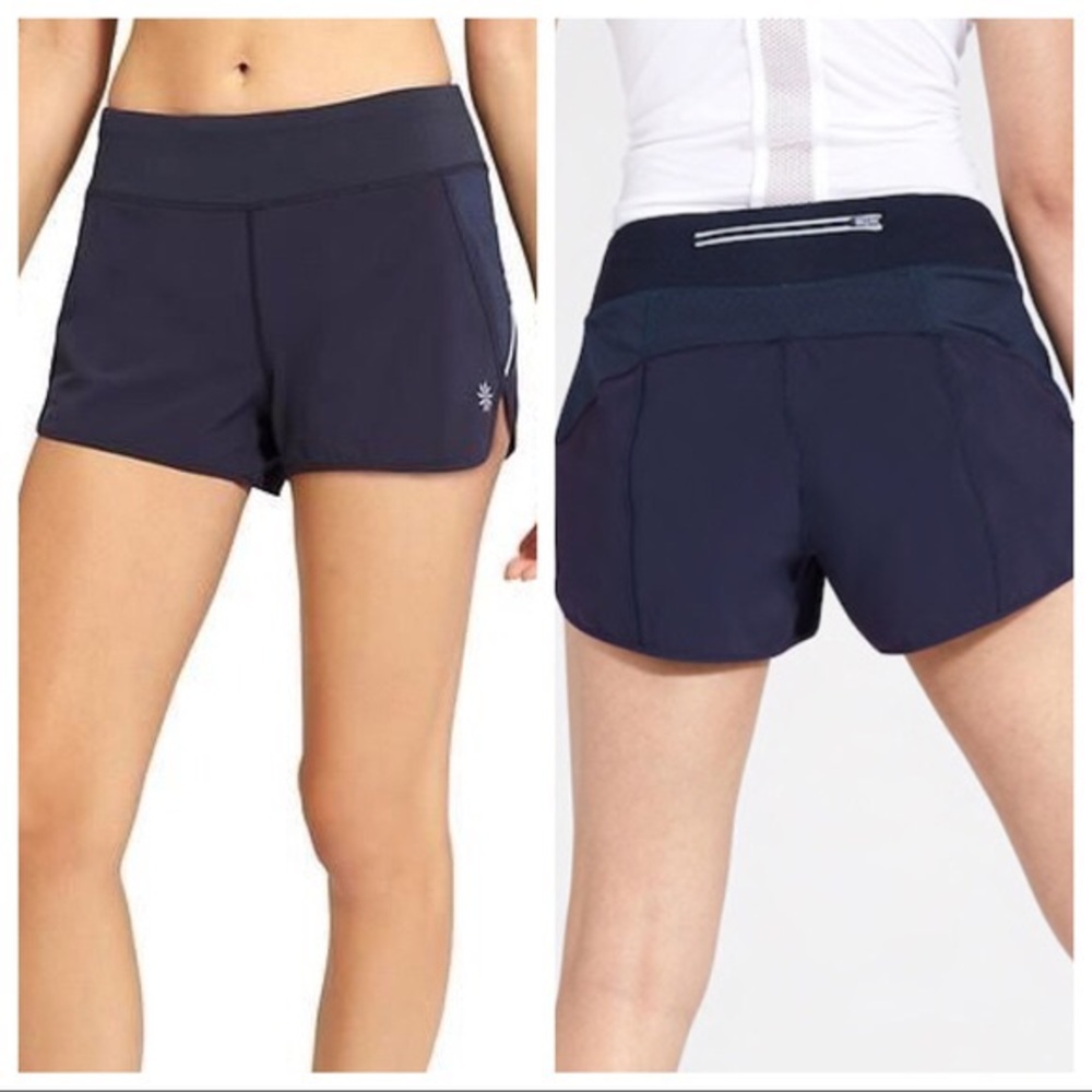 Athleta navy Track This Run shorts - M